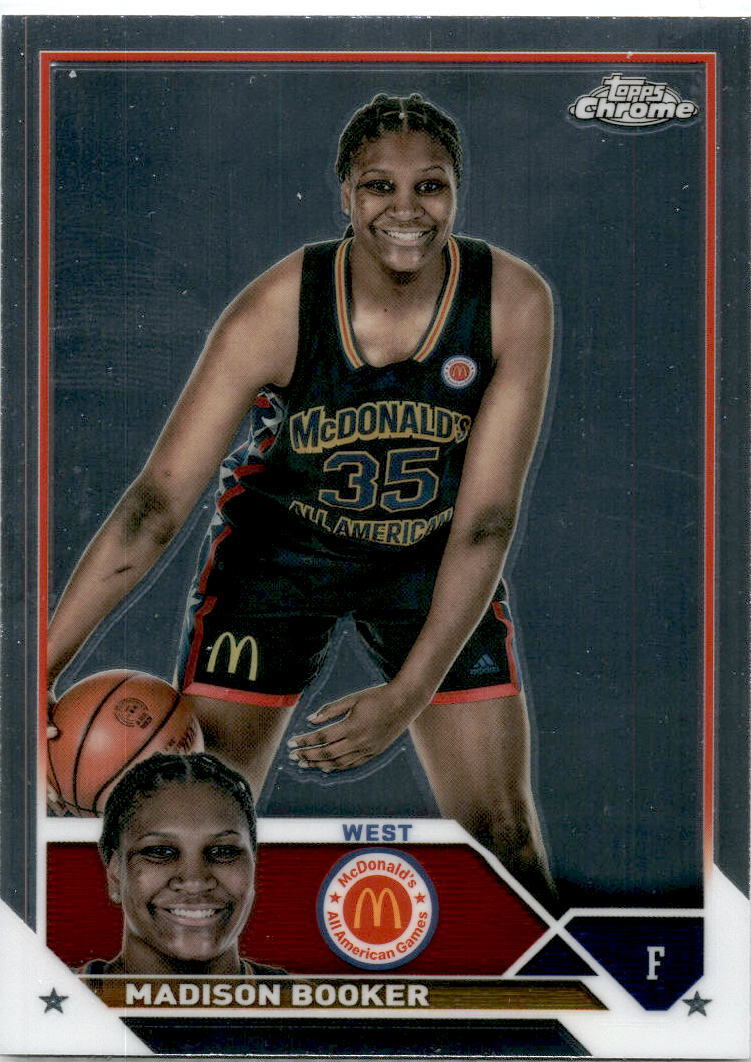 2023 Topps Chrome McDonald's All American #87 Madison Booker Texas Longhorns