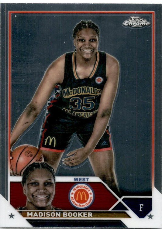 2023 Topps Chrome McDonald's All American #87 Madison Booker Texas Longhorns