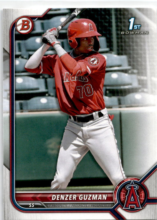 2022 Bowman #BP-138 Denzer Guzman Los Angeles Angels