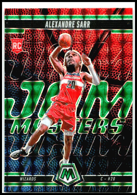 2024-25 Mosaic Green Jam Master #20 Alexander Sarr Rookie