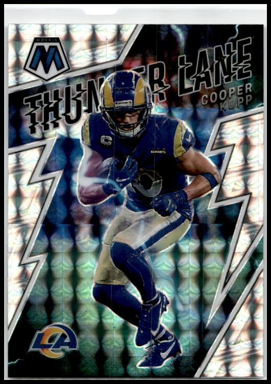 2022 Panini Mosaic Thunder Lane Mosaic #TL-7 Cooper Kupp Los Angeles Rams