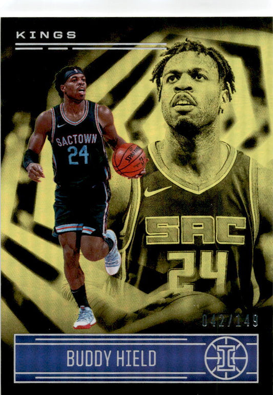 2020 Panini Illusions #104 Buddy Hield 042/149 Sacramento Kings