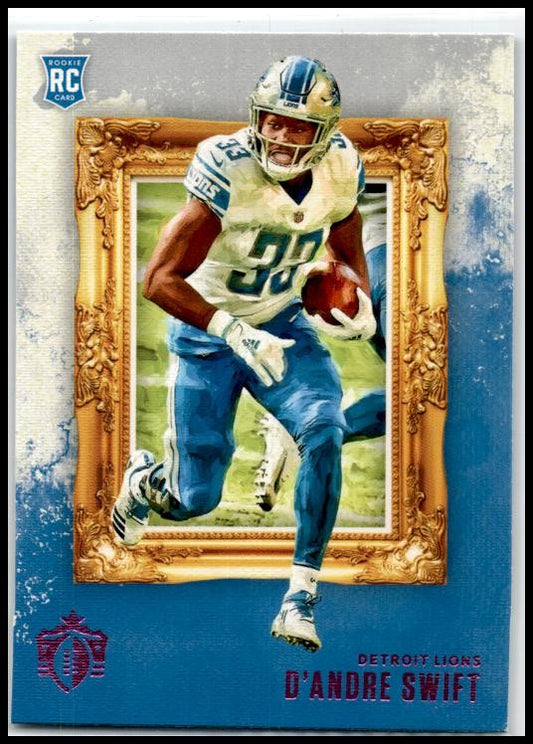 2020 Panini Chronicles Gridiron Kings Pink #GK-10 D'Andre Swift Detroit Lions