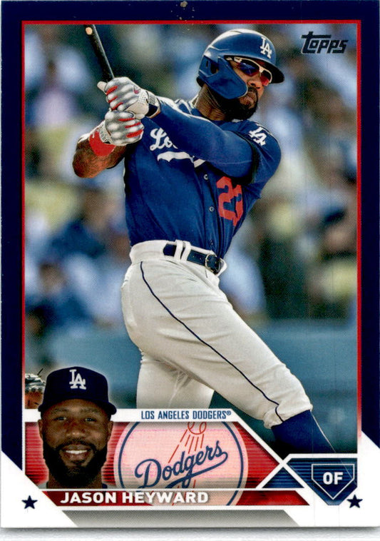 2023 Topps Update Royal Blue #US164 Jason Heyward Los Angeles Dodgers