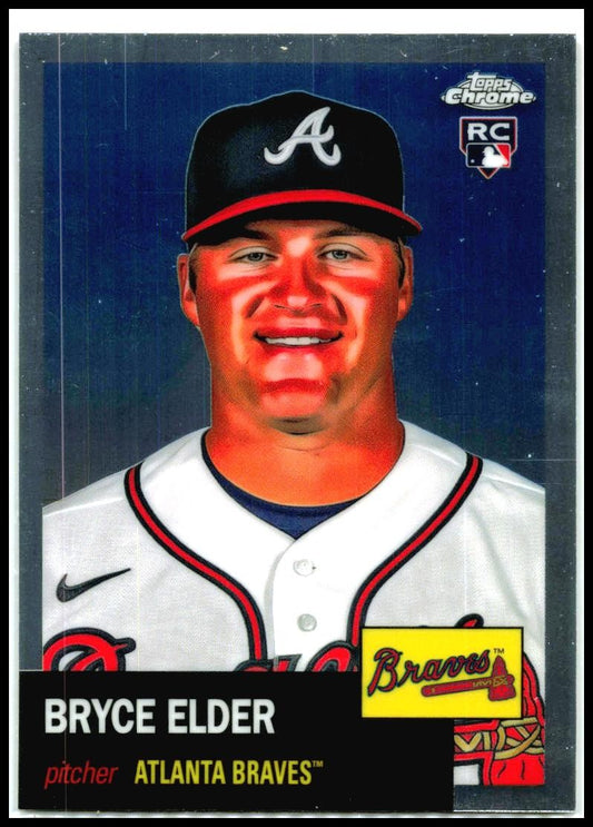 2022 Topps Chrome Platinum Anniversary #162 Bryce Elder Rookie Atlanta Braves