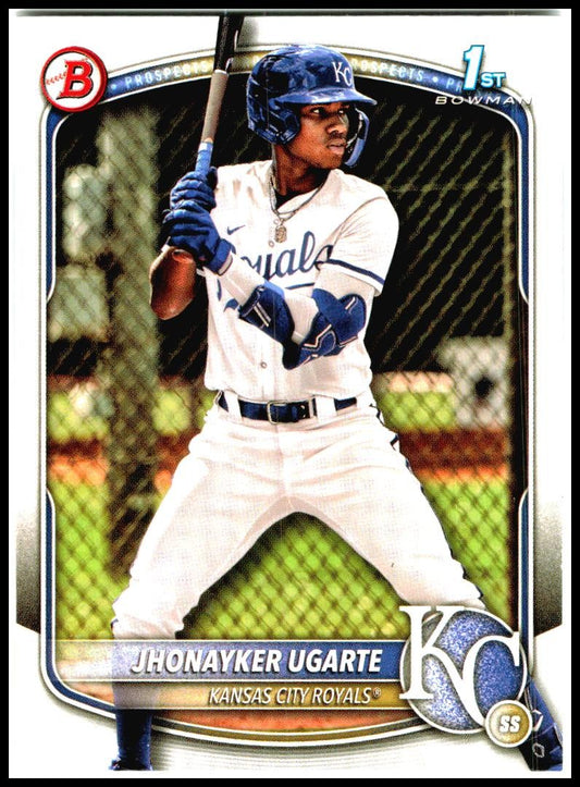 2025 Bowman Prospects #BP-123 Jhonayker Ugarte Kansas City Royals