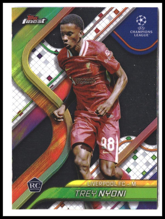 Trey Nyoni #114 2024-25 Finest UEFA Club Competitions Rookie RC
