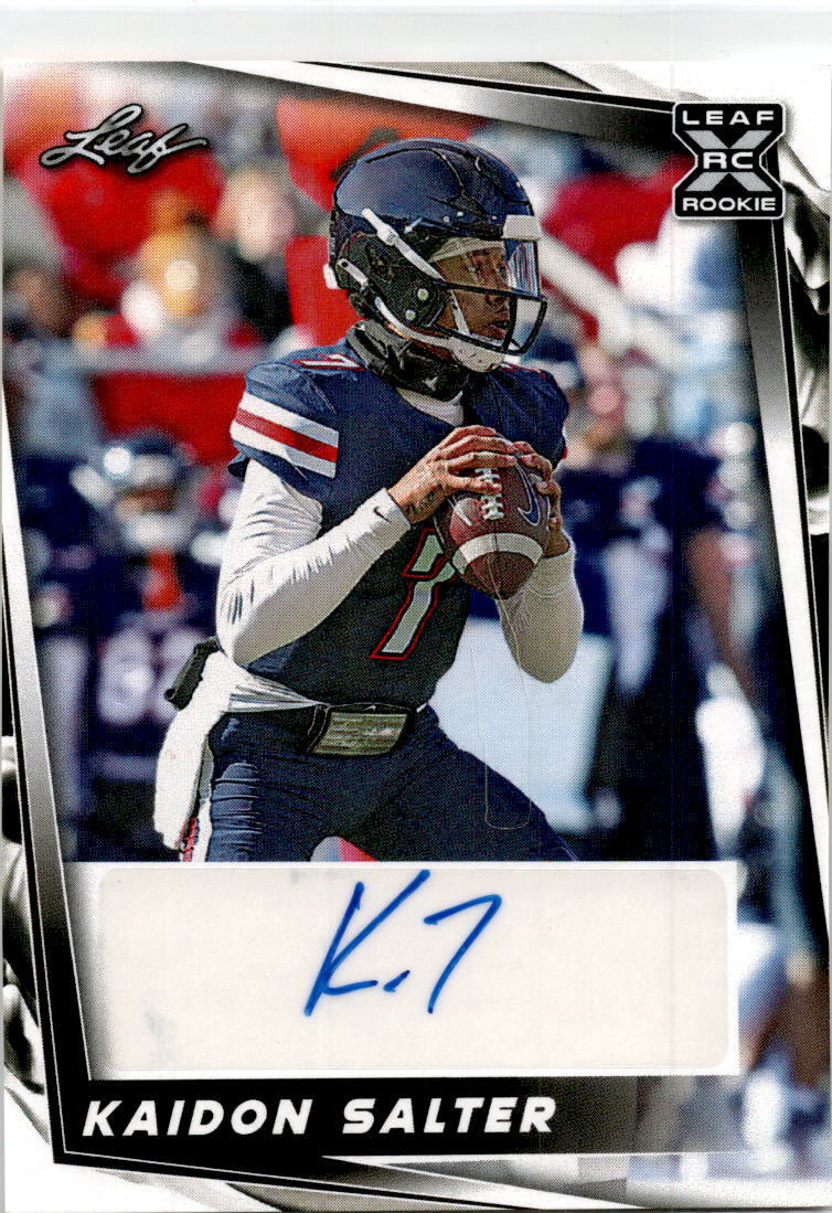 2024 Leaf #BA-KS1 Kaidon Salter Rookie Auto Liberty Flames