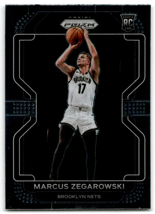 2021-22 Panini Prizm Marcus Zegarowski Rookie Brooklyn Nets #300