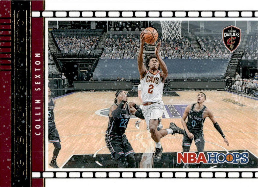 2021-22 Hoops Winter Lights Camera Action #17 Collin Sexton Cleveland Cavaliers