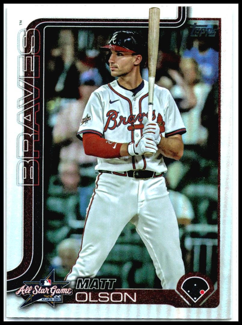 2025 Topps Update Rainbow Foil #asg-49 matt olson Braves