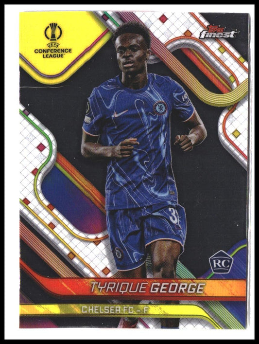 Tyrique George #96 2024-25 Finest UEFA Club Competitions Rookie RC