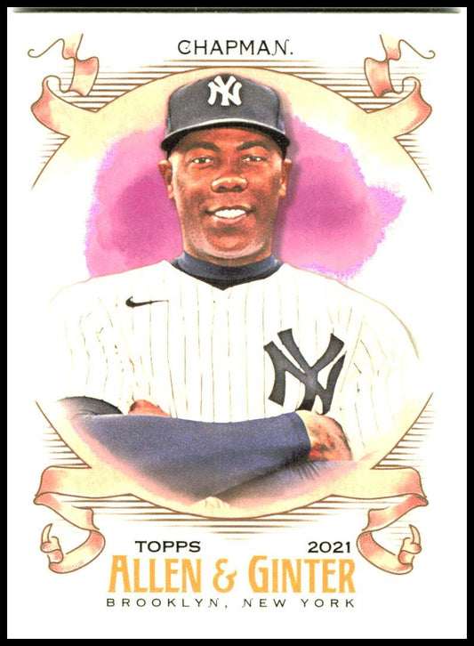 2021 Topps Allen & Ginter #305 Aroldis Chapman New York Yankees