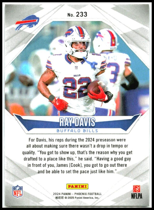 2024 Panini Phoenix Hyper #233 Ray Davis Rookie Buffalo Bills