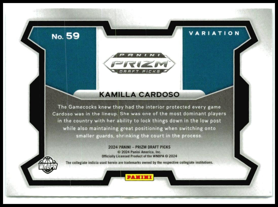 2024 Panini Prizm Draft Picks #59b Kamilla Cardoso Skys