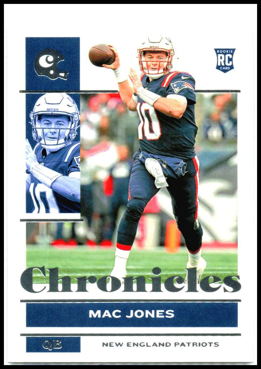 2021 Panini Chronicles #80 Mac Jones Rookie New England Patriots