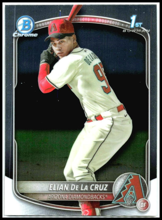 2025 Bowman Chrome #BCP-249 Elian De La Cruz Diamondbacks