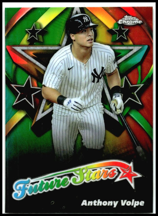 2025 Topps Chrome Future Stars #FS-15 Anthony Volpe New York Yankees