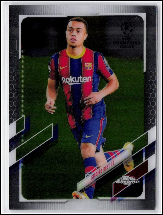2020-21 Topps Chrome UEFA Champions League #8 Sergiño Dest