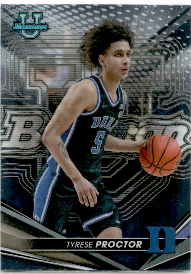 2023 Bowman University Best #53 Tyrese Proctor Duke
