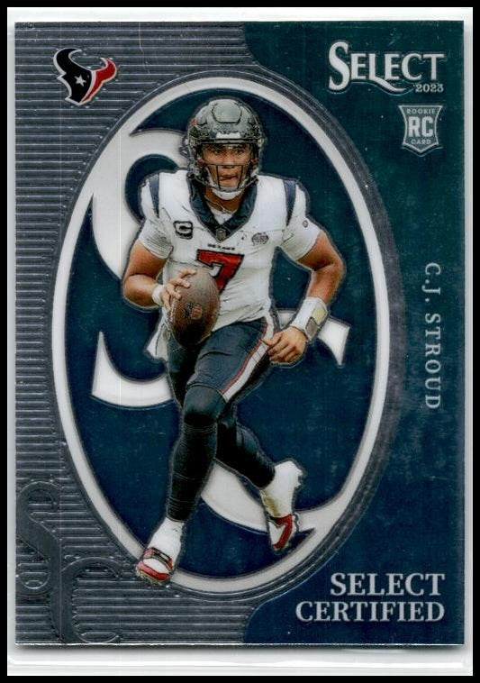 2023 Panini Select Select Certified Rookies #CRO-CST C.J. Stroud Houston Texans