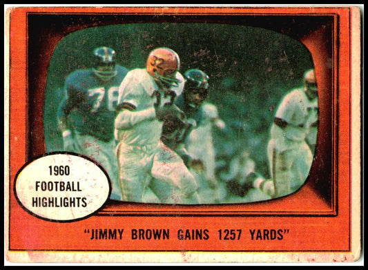 1961 Topps #77 Jim Brown Cleveland Browns