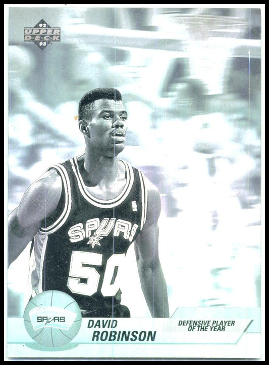 1992-93 Upper Deck Award Winner Holograms #AW7 David Robinson San Antonio Spurs