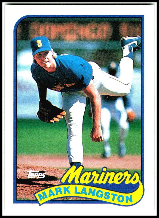 1989 Topps #355 Mark Langston Seattle Mariners