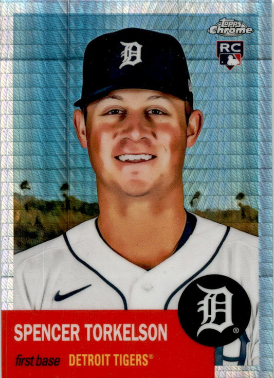 2022 Topps Chrome Platinum Anniversary Prism #457 Spencer Torkelson Tigers