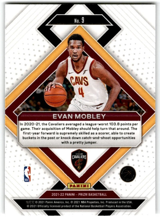 2021-22 Panini Prizm Emergent Evan Mobley Cleveland Cavaliers #9