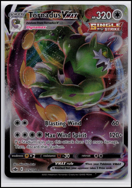 SWSH06: Chilling Reign #125/198 Tornadus VMAX