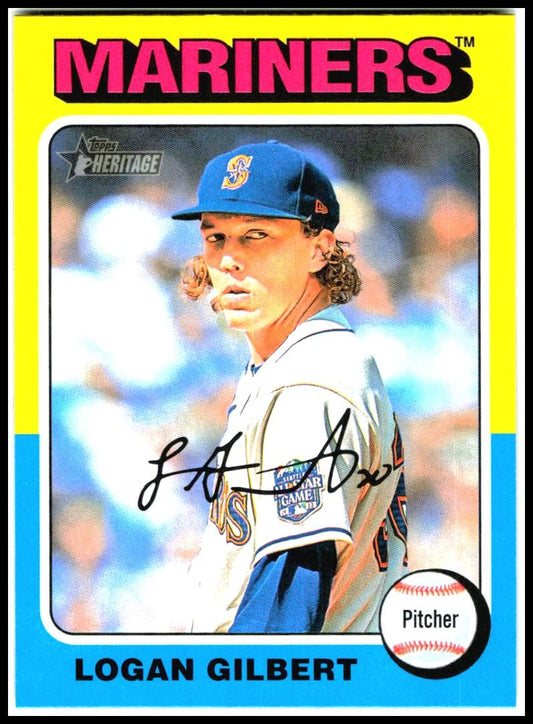 2024 Topps Heritage #543 Logan Gilbert Seattle Mariners