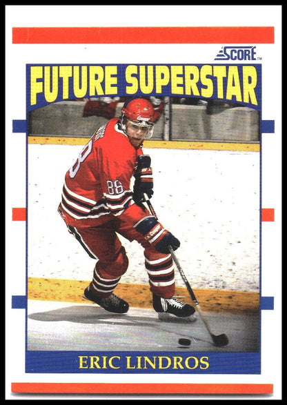 Eric Lindros #440 1990-91 Score Canadian Rookie