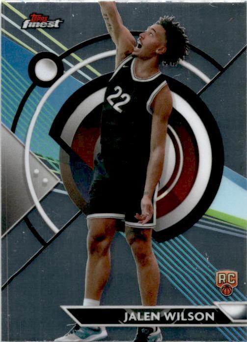 2023-24 Topps Finest #90 Jalen Wilson Nets