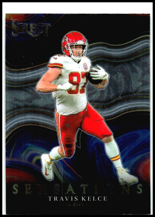 2021 Panini Select Sensations #SEN-20 Travis Kelce Kansas City Chiefs