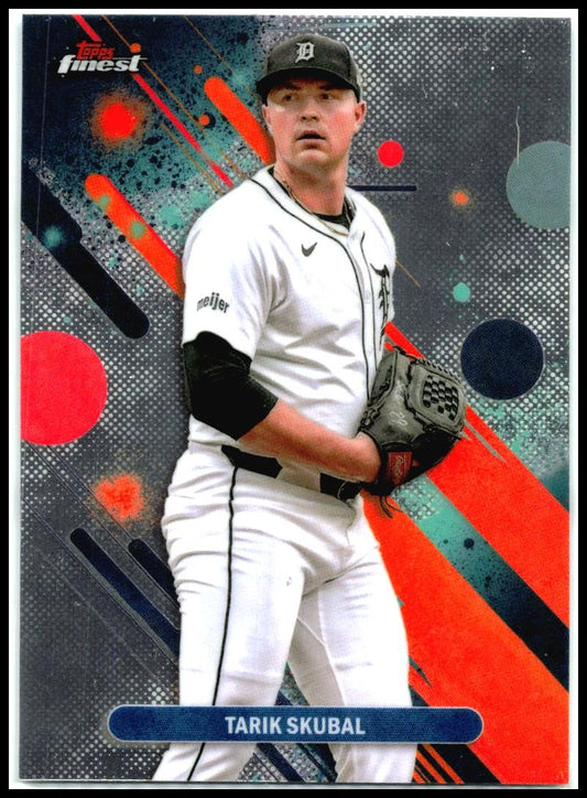 2025 Topps Finest #90 Tarik Skubal Tigers