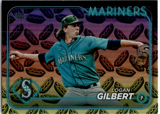 2024 Topps Holiday Hot Dogs #556 Logan Gilbert Seattle Mariners