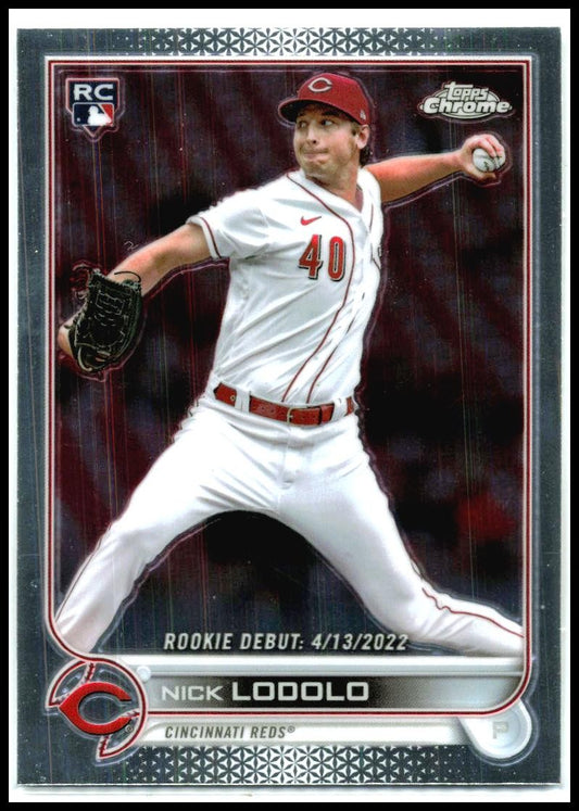 2022 Topps Chrome Update #USC65 Nick Lodolo Cincinnati Reds