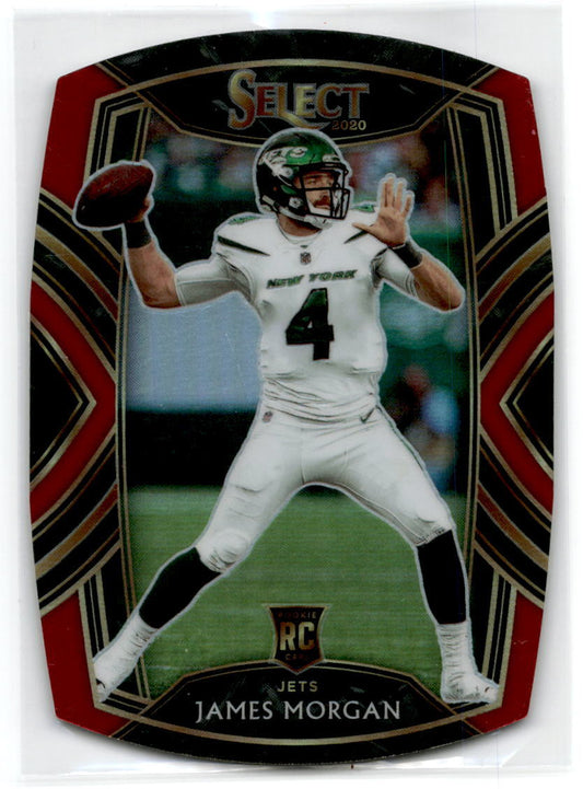 2020 Select Red Prizm Die-Cut #284 James Morgan New York Jets