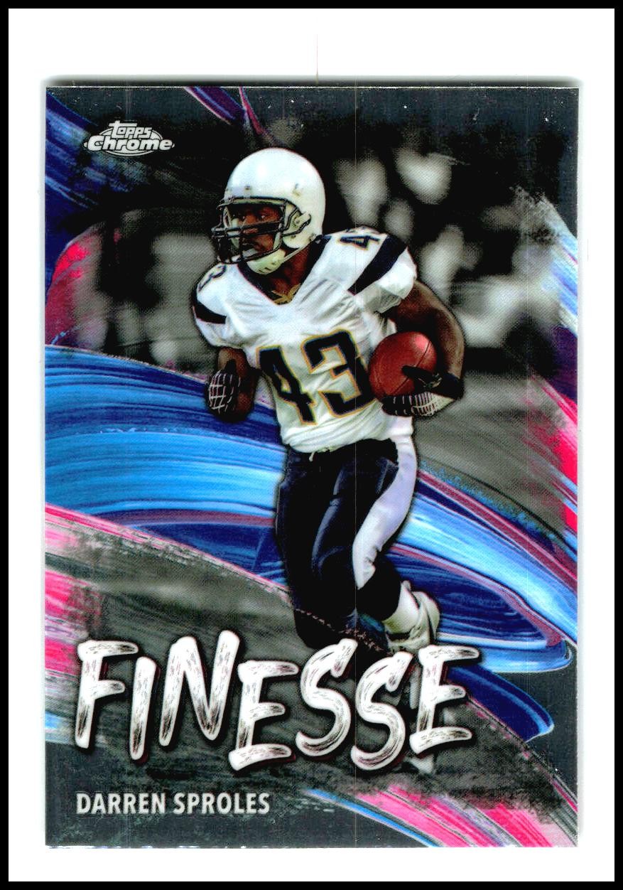 2024 Topps Chrome Finesse #F-13 Darren Sproles San Diego Chargers