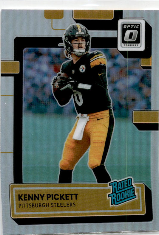 2022 Donruss Optic Holo #201 Kenny Pickett Rookie Pittsburgh Steelers