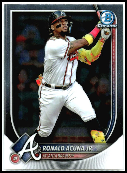 2025 Bowman Chrome #13 Ronald Acuña Jr. Atlanta Braves