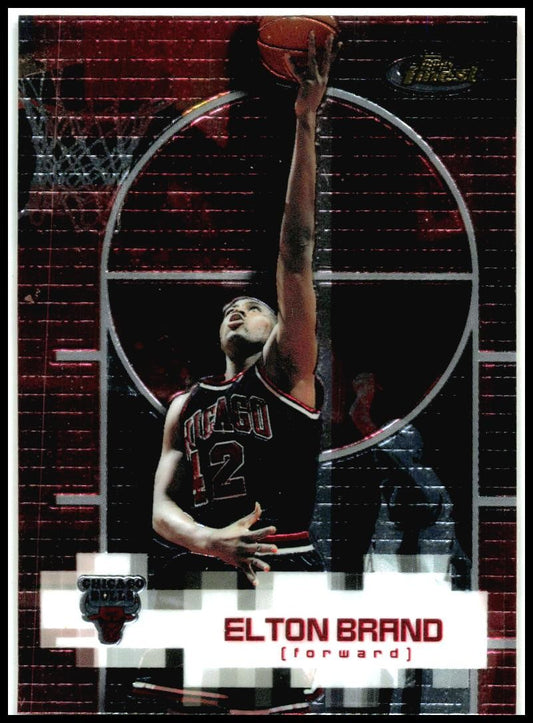 2000-01 Finest #42 Elton Brand Chicago Bulls