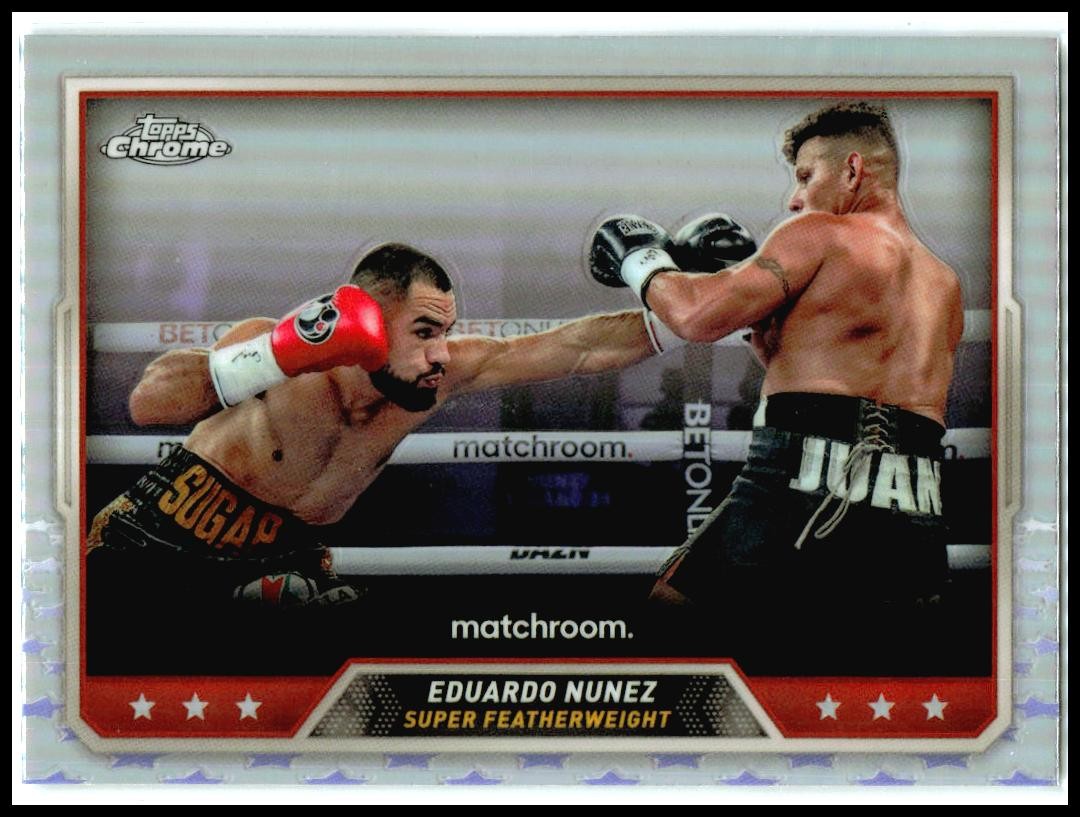 2024 Topps Chrome Boxing Refractor #58 Eduardo Nunez