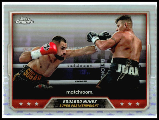 2024 Topps Chrome Boxing Refractor #58 Eduardo Nunez