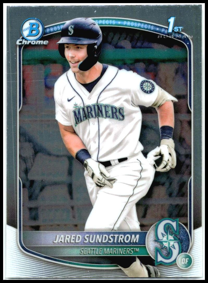 2025 Bowman Chrome Prospects #BCP-85 Jared Sundstrom Seattle Mariners