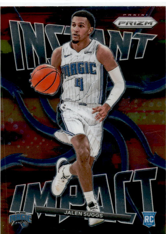 2021-22 Panini Prizm Instant Impact #22 Jalen Suggs Orlando Magic