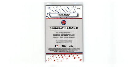 2023 Topps Pristine #PA-CK Caleb Kilian Chicago Cubs