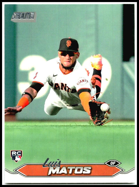 2024 Stadium Club #209 Luis Matos San Francisco Giants