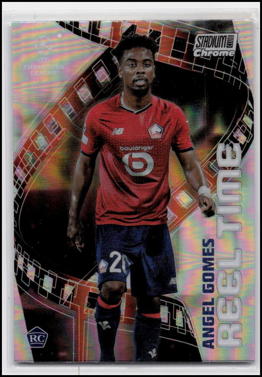 2021-22 Stadium Club Chrome UEFA Champions League #RT-AG Angel Gomes Reel Time